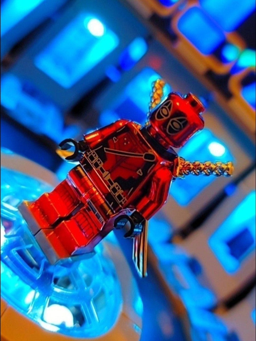 Deadpool Minifigure Lego Compatible